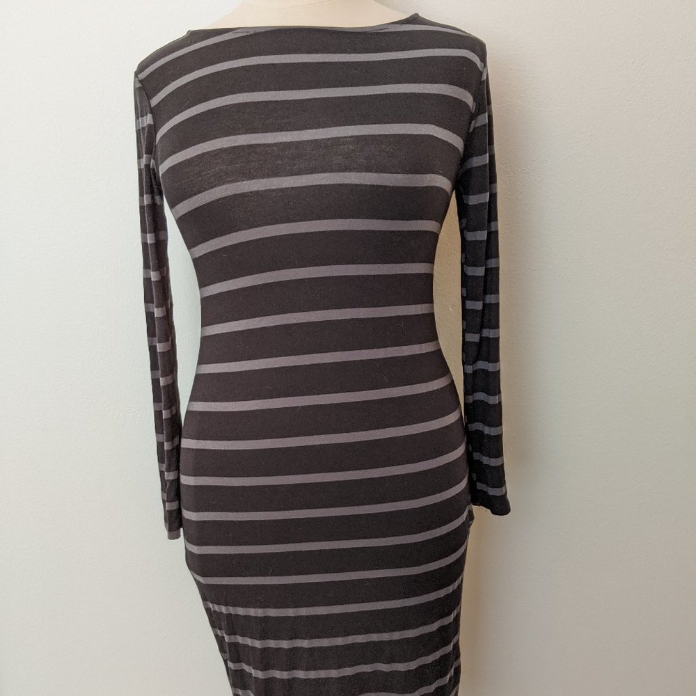 Stretch! Long Sleeve T Shirt Dress